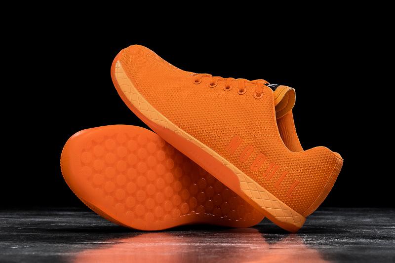 Orange Nobull Neon Orange Men's Trainers | CA F1466D